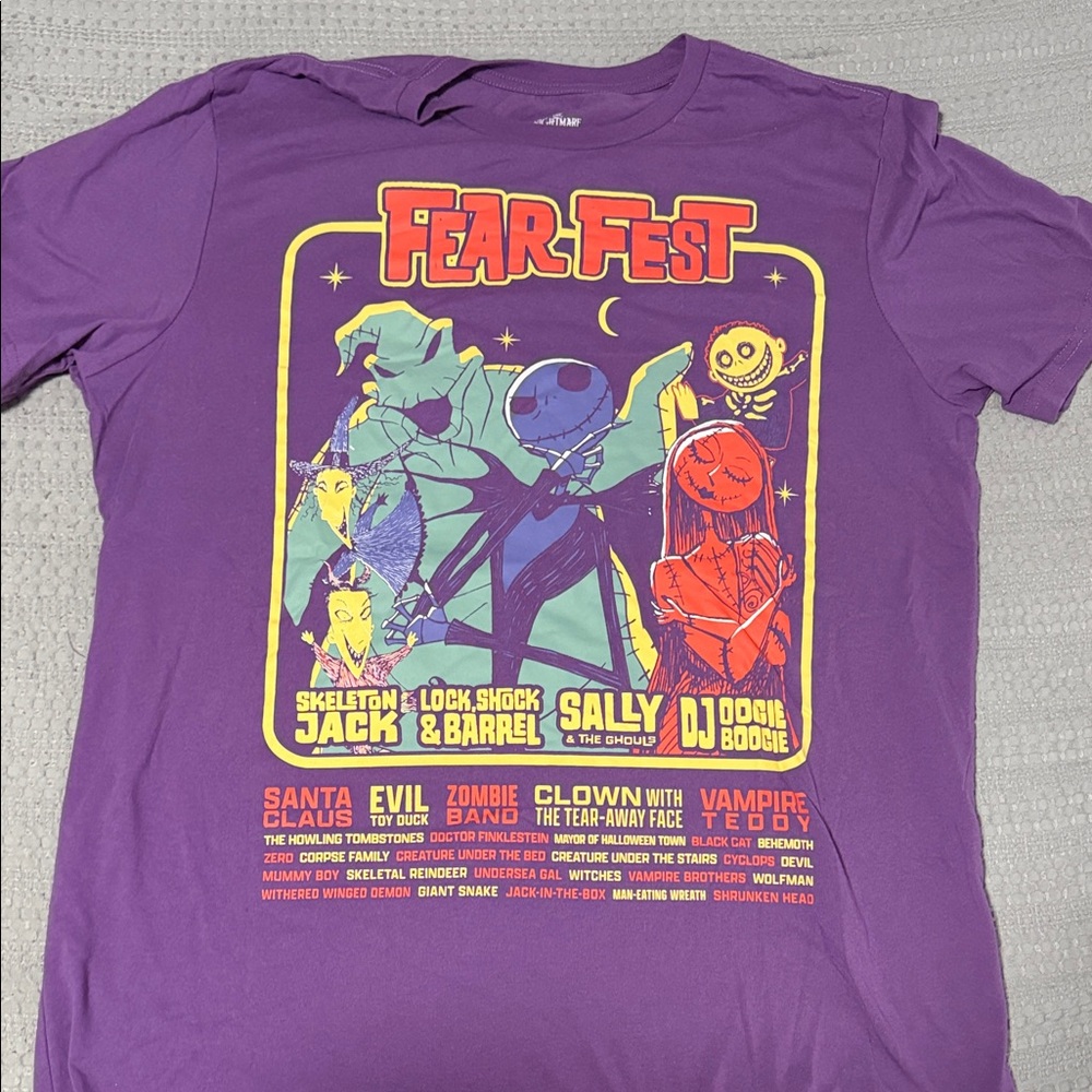 Disney Purple Nightmare Before Christmas Tee